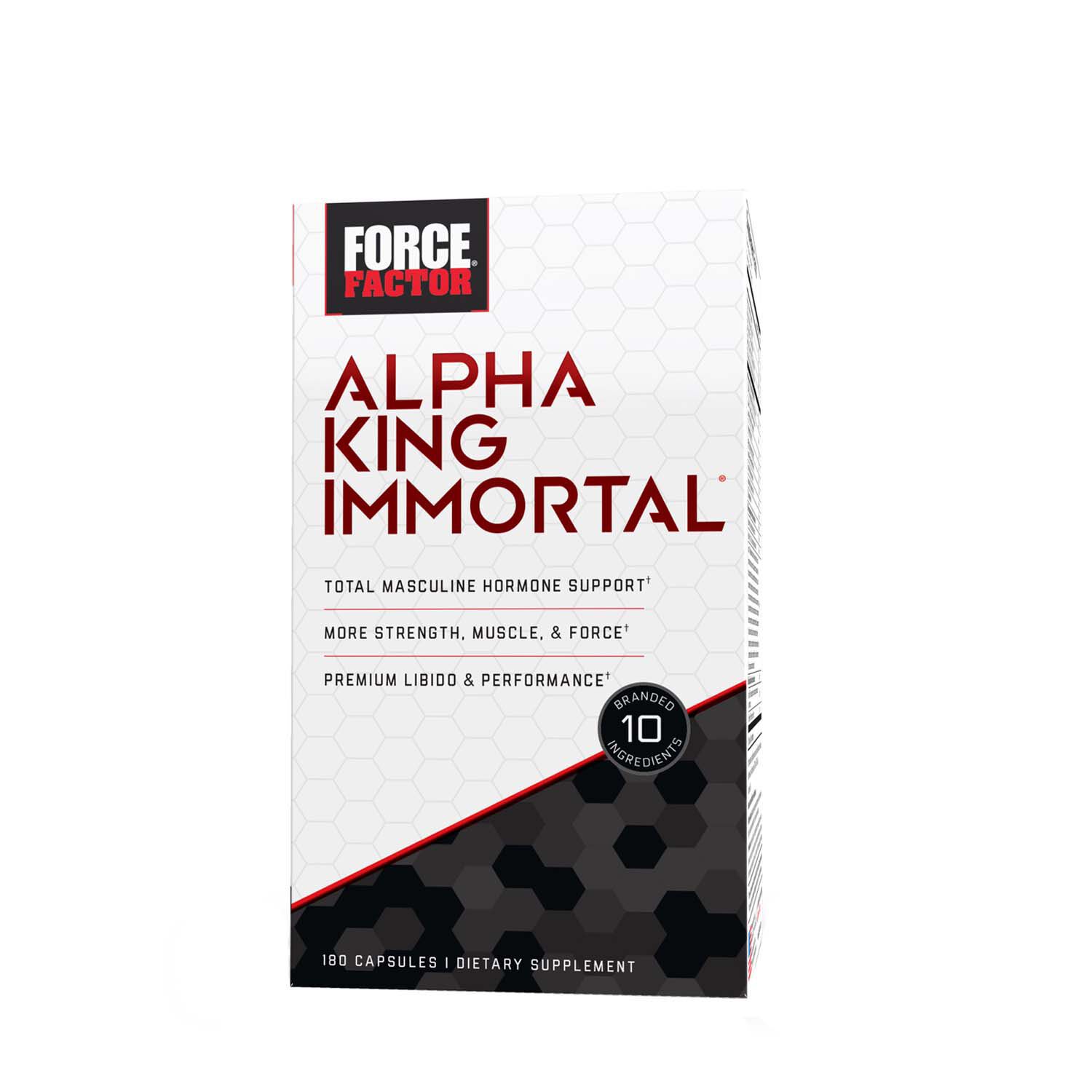Alpha King Immortal&trade; - 180 Capsules (30 Servings)